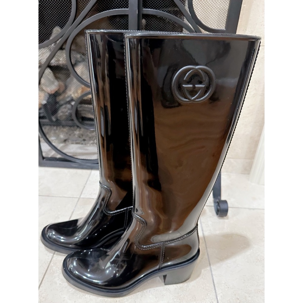 Gucci Rubber Rain Boots - Picture 2 of 8